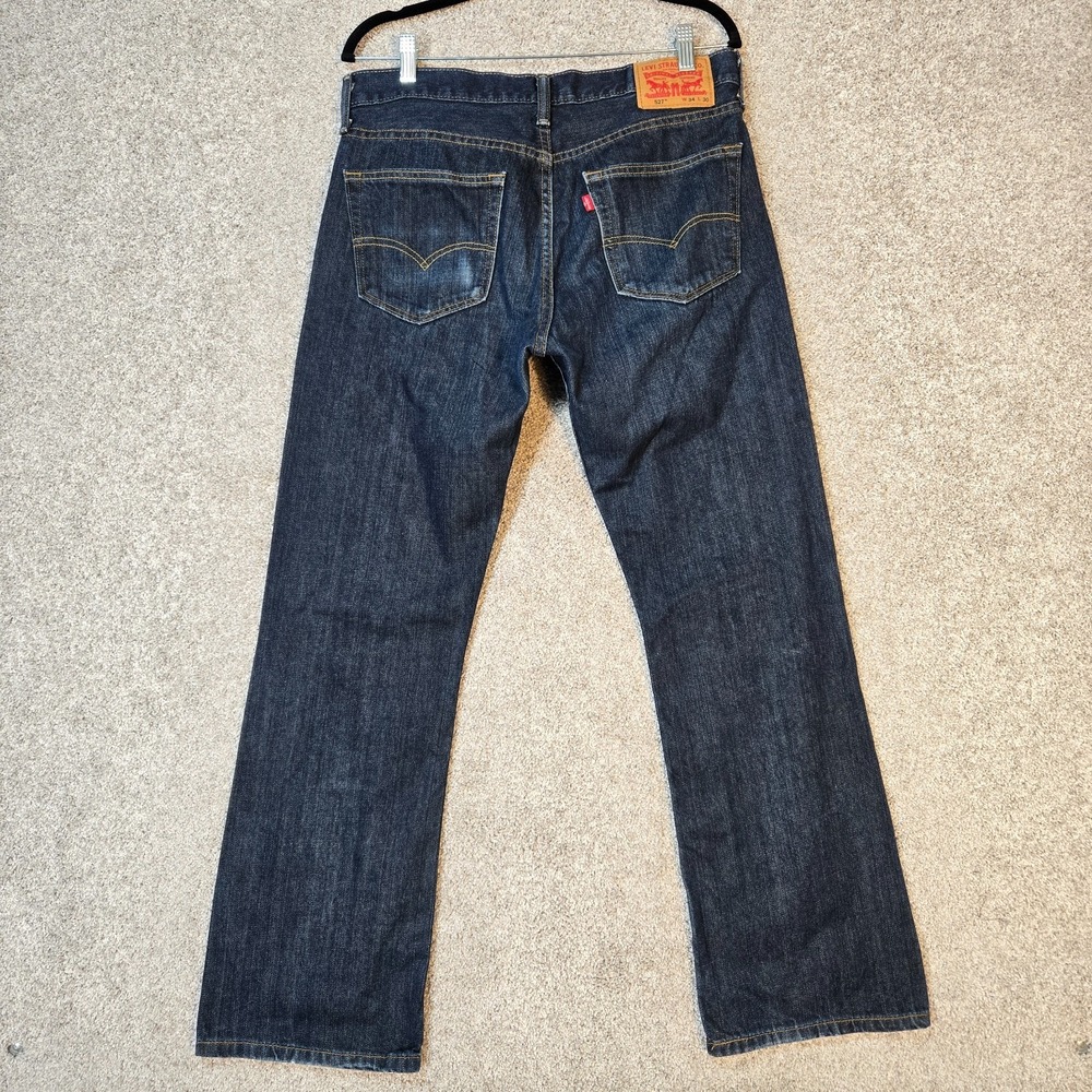 Levi's 527 Jeans Mens 34x30 slim Bootcut 100% cotton